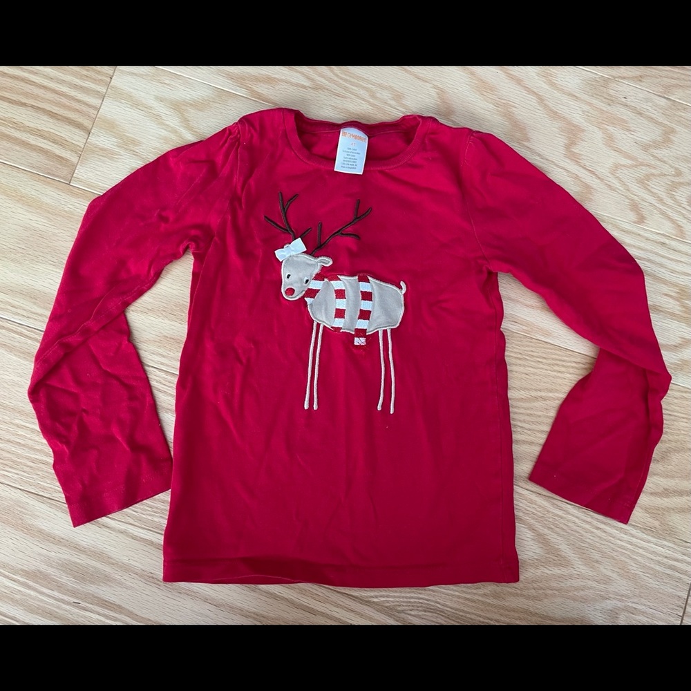 Gymboree 4T Reindeer long sleeve shirt